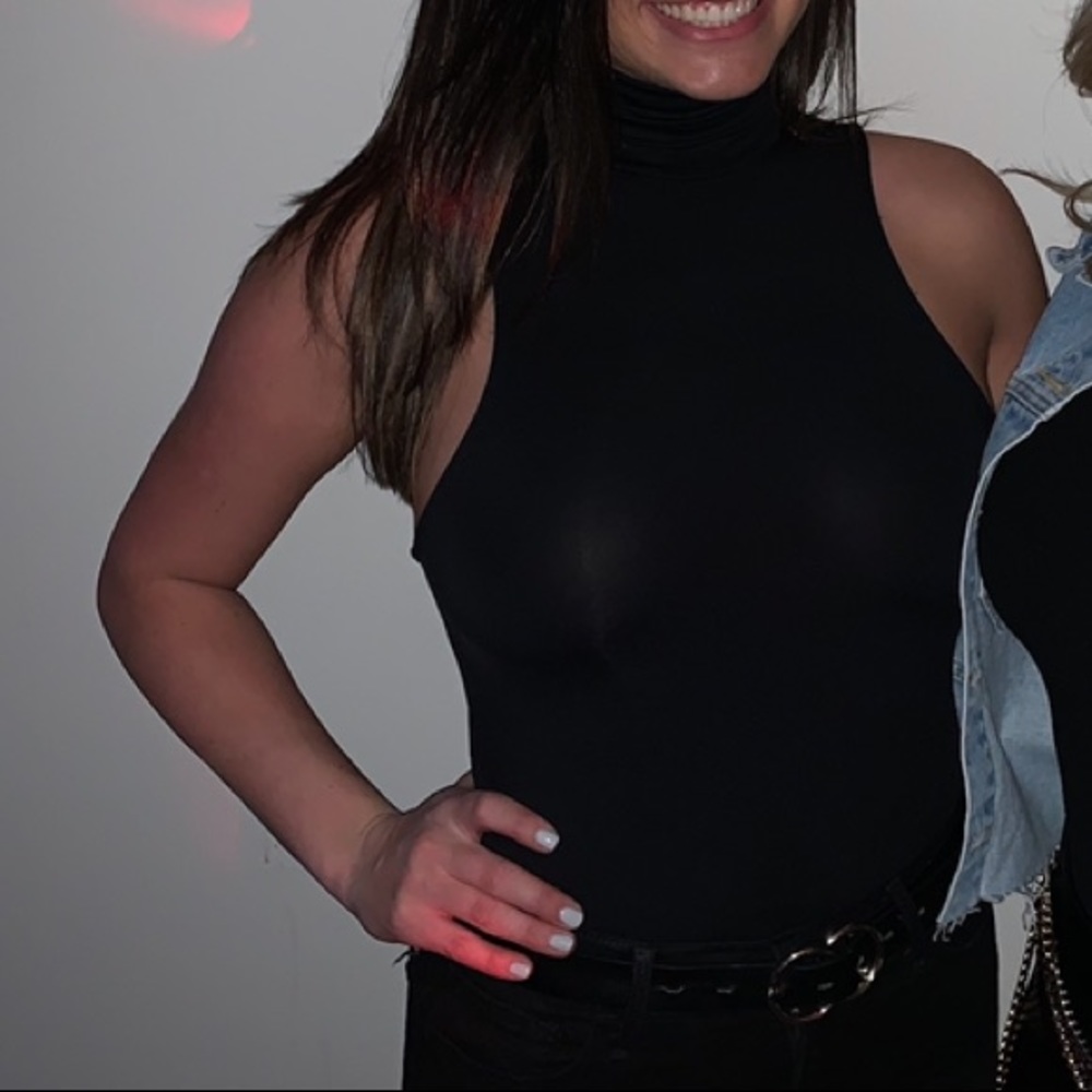 Tank top turtle neck